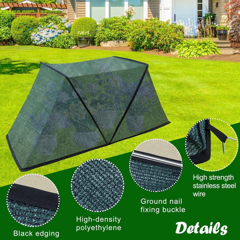 

Дихаюче покриття для затінення рослин, захист для овочевого городу з кілочками, УФ-стійке, садівниче приладдя для високих грядок, розсада на задньому дворі CHINA