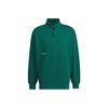Solid Color Letter Sports Casual Pullover Jacket for Men - Green