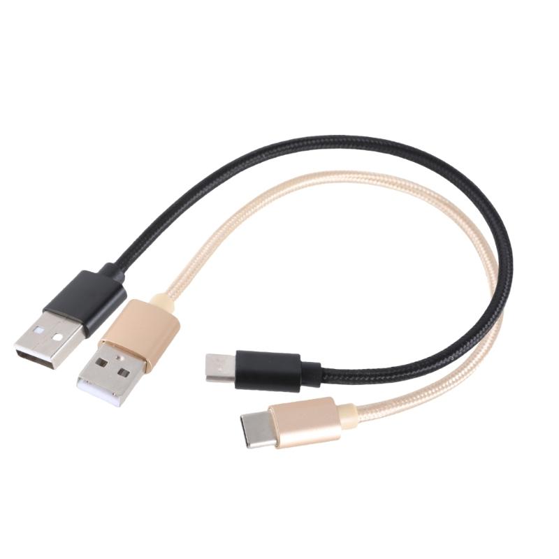 25CM USB TypeC Charging Cable, 60W 480Mbps Quick Data Transfer Nylon Cord For Phone15 Series & USB C Devices