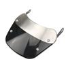 Motorcycle Windshield Wind Deflector Windscreen Replace Front Flyscreen for 5"-9.45" Round Headlight Motorbike Accessory