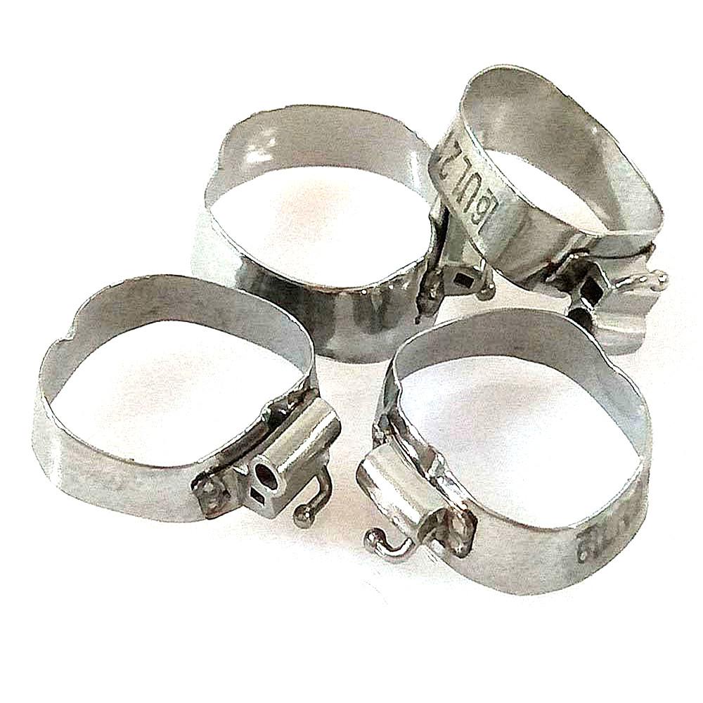 5 Beutel(20 Stück, 4 Stück pro Beutel) Dentale kieferorthopädische Flachbänder, vorverschweißt mit Bukkalröhrchen ROTH/MBT 022 32 mm – 41,5 mm