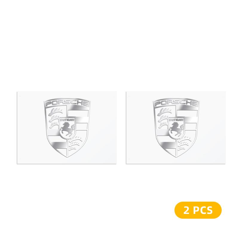 New Car Styling 3D Metal Car Interior Decoration Sticker Badges Car Accessorie For Porsche GTS Cayenne Cayman Panamera Macan 911 718 928 90