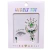 Waterproof 3D Rhinestones Sticker Fake Tattoo Glue Free Crystal Facials Sticker Beauty Colorful Temporary Tattoo Sticker Women