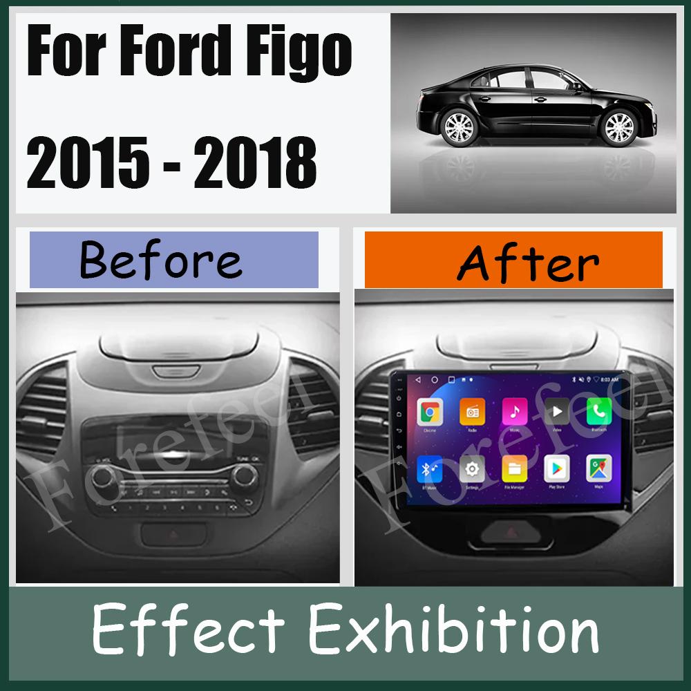 Android Radio For Ford Figo 2015 - 2018 Android Auto Car Multimedia Player Carplay No 2din DVD Stereo Head Unit GPS Navigation