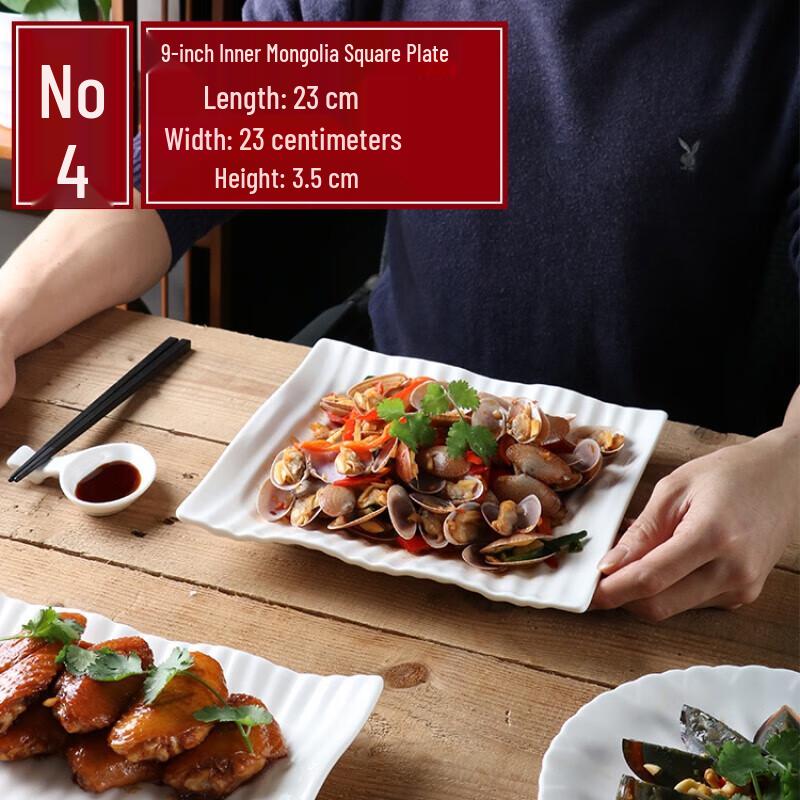 

9-inch Ceramic Irregular Dinner Plate