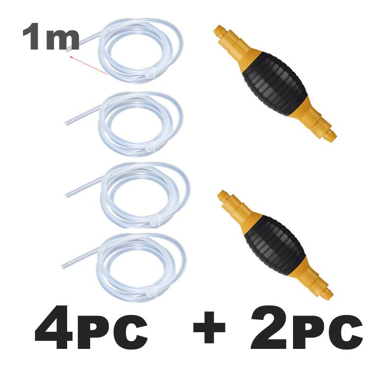 Universelle Autokraftstoffpumpe Hand-Benzinölpumpe Manuelles Saugrohr Pumpen für Flüssiges Benzin Diesel Tuning Öl Kraftstofftransferpumpe