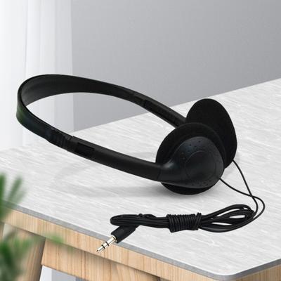 857 Wired Headset Noise Reduction Comfortable Wearing ABS 3.5mm Clear Stereo Portable Gaming Headphone for Gamer