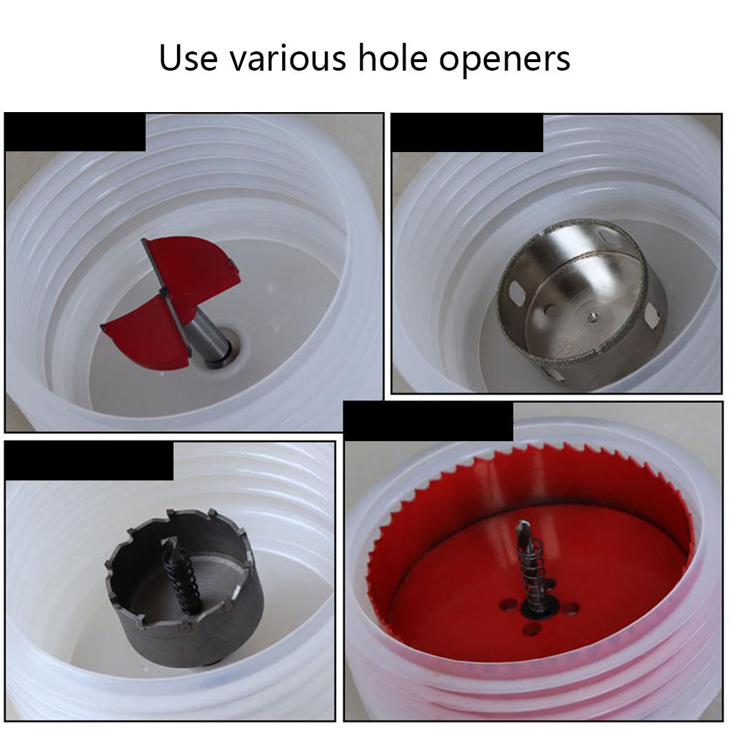 Hot Sale Downlight Spotlight Hole Saw Dust Cover Metal Drill Dust Cover