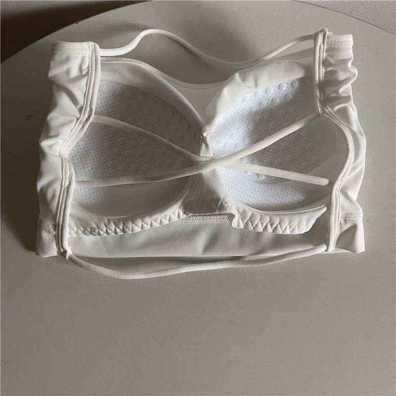 

Женский бесшовный топ-бандо из ледяного шелка: Сексуальный, Тонкий, Защищающий от просвечивания бюстгальтер с красивым дизайном спинки для лета White