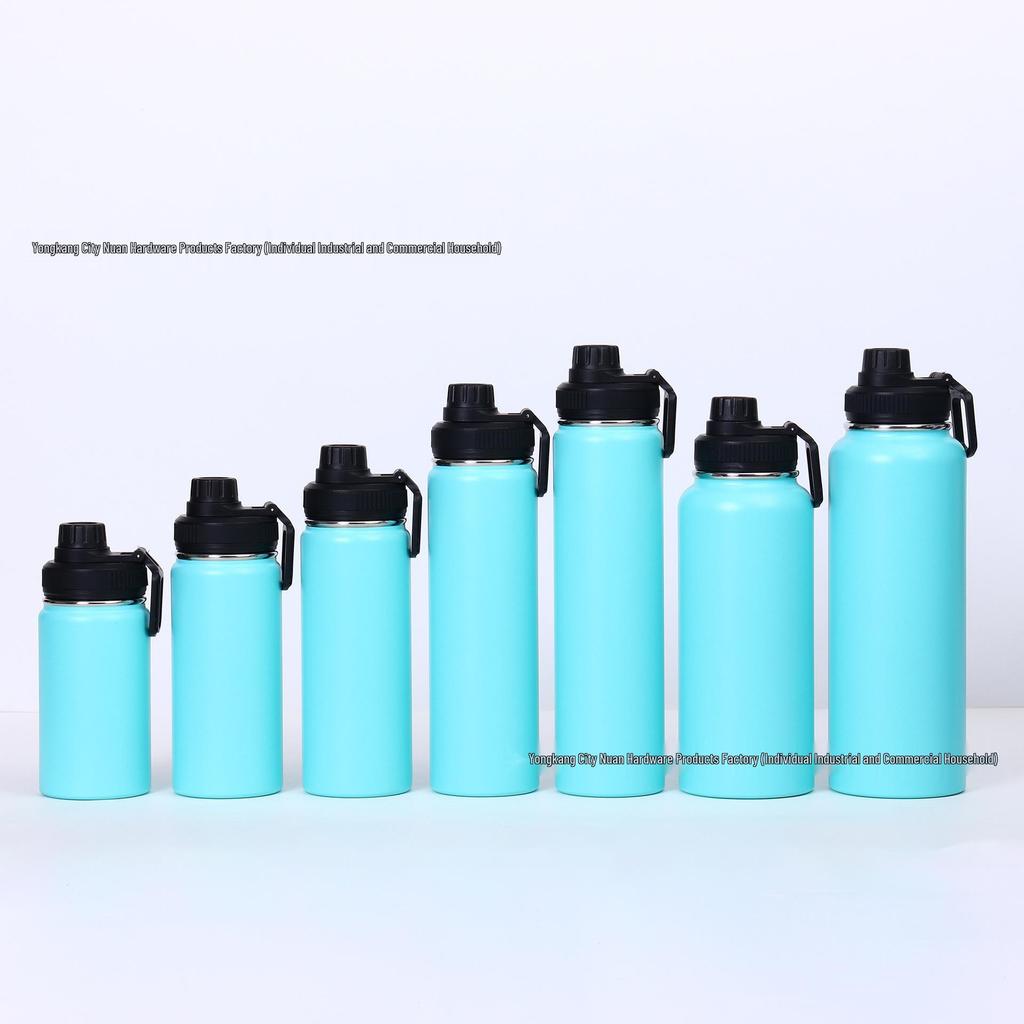 American Style 304 Stainless Steel Thermos Mug - Large Capacity Sports Water Bottle & Outdoor Kettle