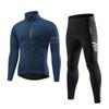 Cycling Sets WOSAWE Mens Winter Thermal Jacket Pants Gel Padded