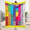 Numberblocks Blanket Comfortable Perfect for Sofa Bed Couch for All Occasions Stylish Decor Ideal Gift For Birthday Valentine'S Day