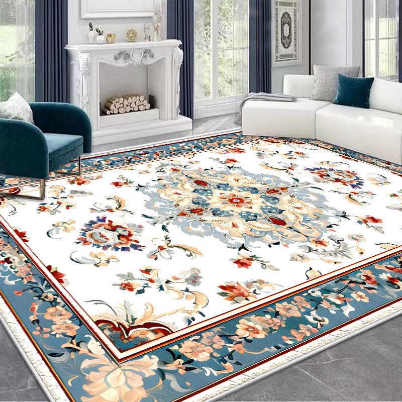 Retro European Style Washable Persian Large Carpet for Living Room or Bedroom