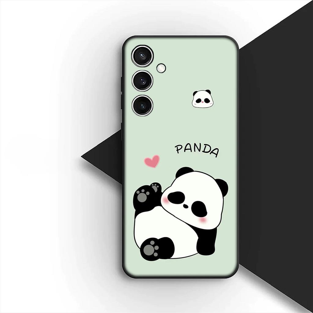 Lovely Panda Cute Silicone Cover for Xiaomi Redmi Note 12 11 10 Pro 10A 10C 12C 13C Note12 12Pro Coque Phone Case
