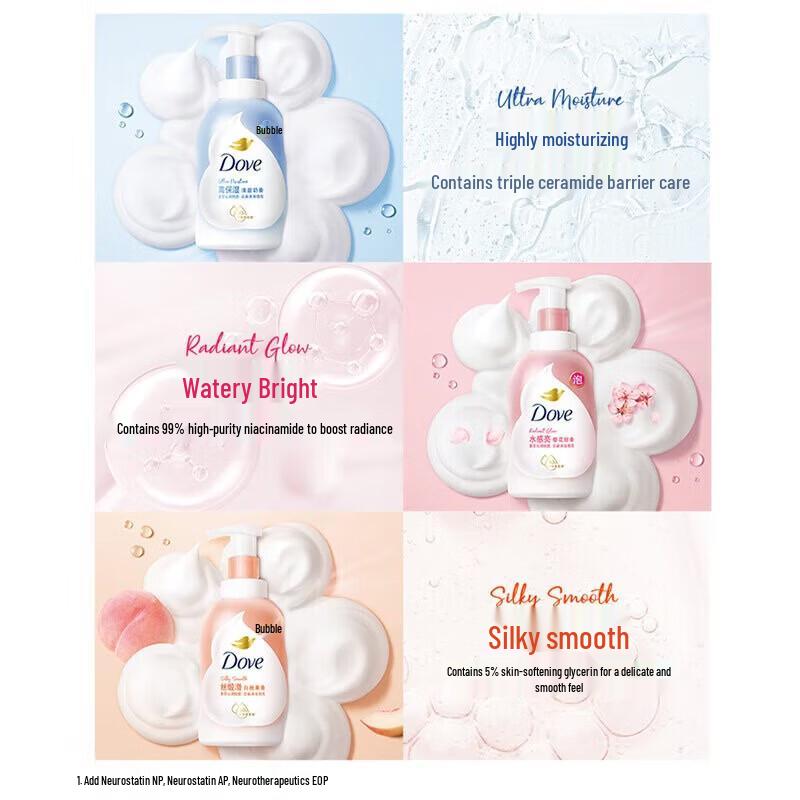 Dove Nicotinamide Amino Acid Dense Foam Body Wash