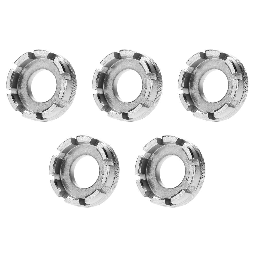 5/10 Pcs Bike Spoke Wrench Hard Steel Bicycle Demolition Axis Repair Tools Wire Adjustment Chrome Plated Spanner Wrench Tools