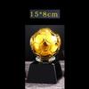 Customized Table Tennis and Volleyball Balls, Crystal Trophy, Gold Silver Copper, Creative Sports Home Decor Award Souvenir, 1Pc