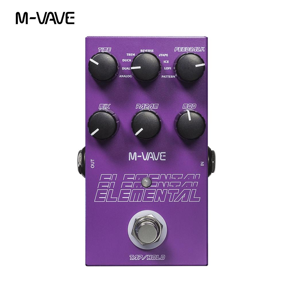 

Digital Delay Electric Guitar Effects Pedal - New Rock, Acoustic & Bass Model 112L x 68W x 40H mm