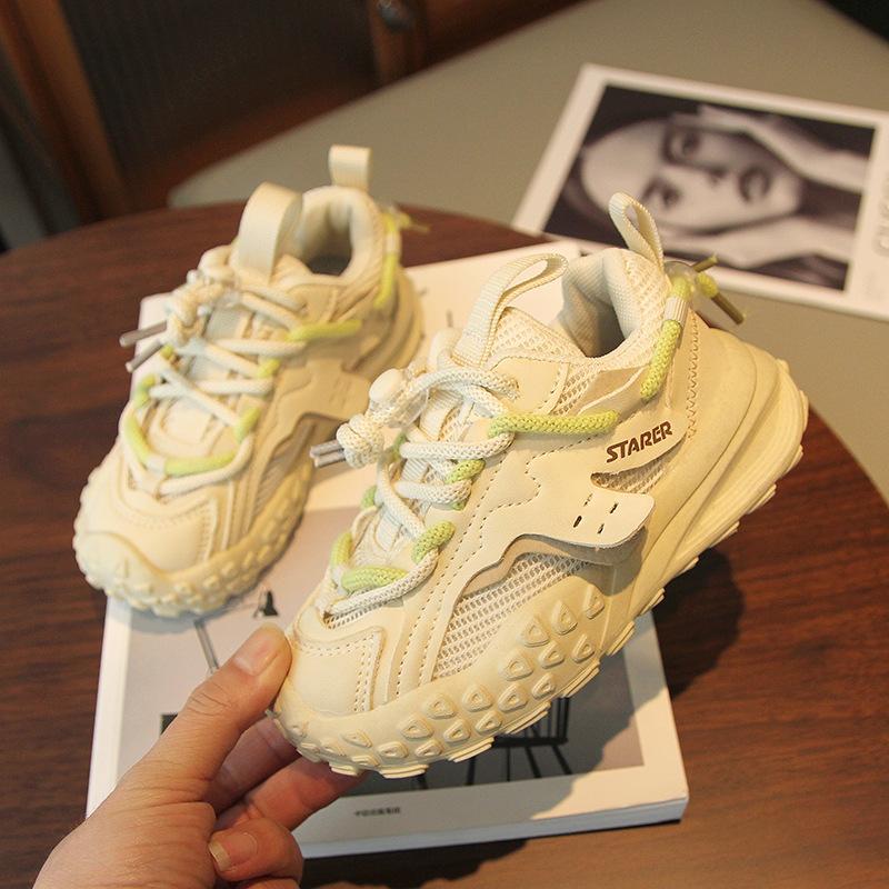 The Bottom of the New Durian Boys' Children's Sports Shoes Running Shoes Women's Forrest Gump Shoes Spring and Autumn Children's 2025 Dad Shoes Breath