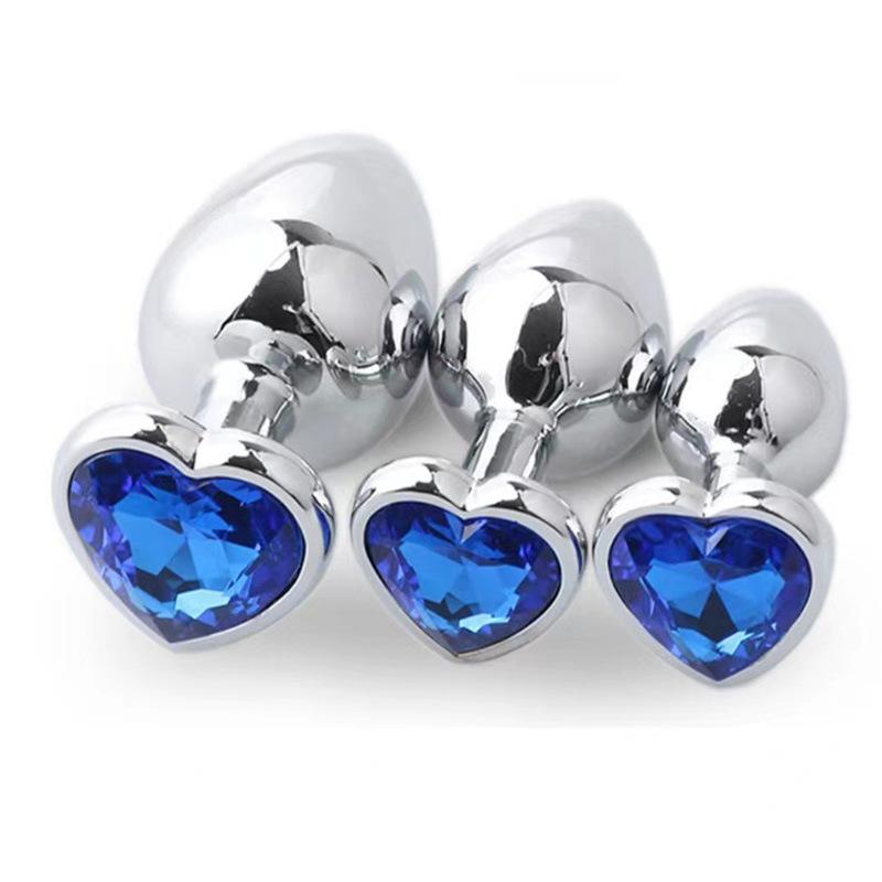 Metal Heart-Shaped Sex Product Chrysanthemum Sex Toys Anal Tools Adult Toys Adult Supplies