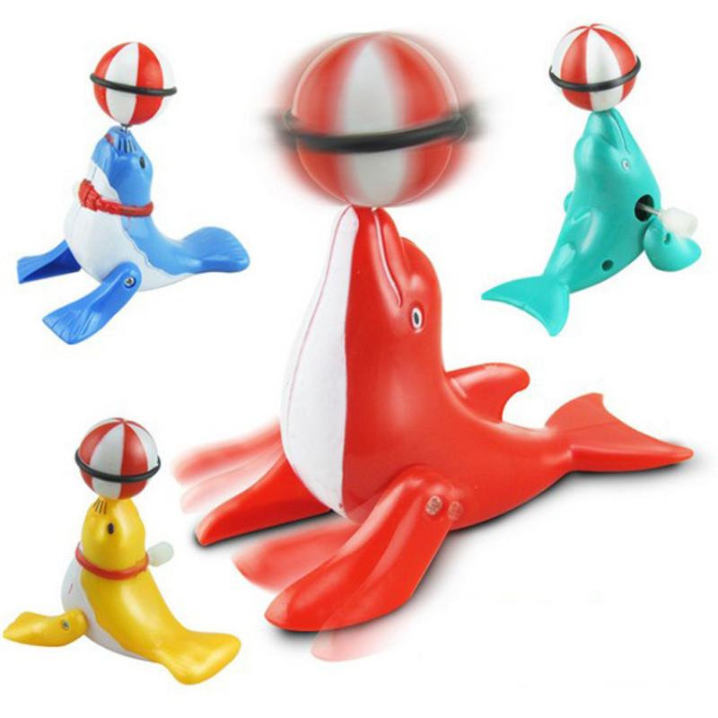 Mechanical Dolphin Plastic Chaser Toy 360 Degree Rotation Kid Interaction Parent