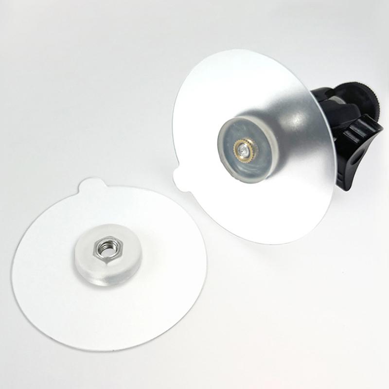 Stainless Steel No-Drill Adhesive Mount, M6 Screw Base With 1/4" Interface For Mobile Surveillance Camera Bracket Easy Install