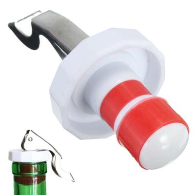 Reusable Stainless Steel Wine Bottle Stopper Opener Plug Kitchen Pub Bar Tool