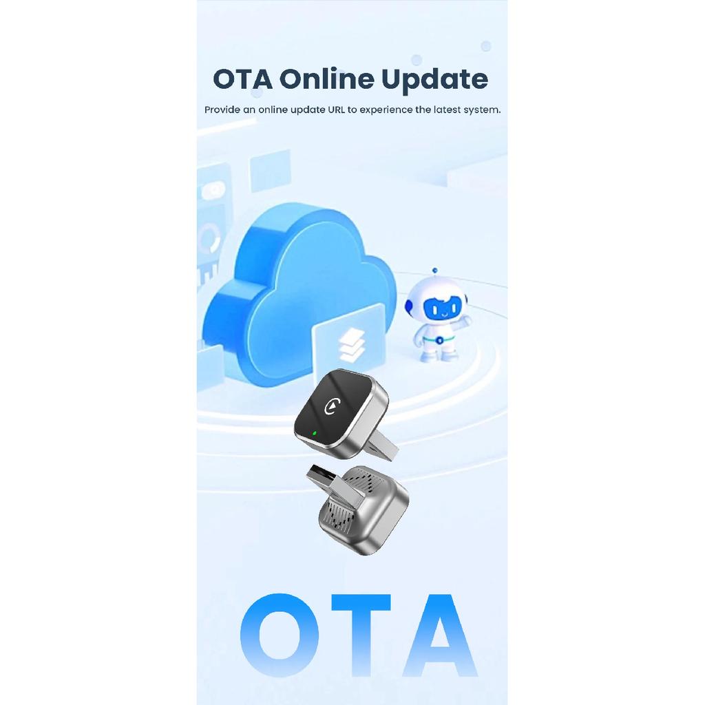2025 NEW Wireless Carplay Adapter Android Auto 2in 1 Smart Dongle WIFI For Iphone Android Phone For Volvo Benz Mg Kia Chery VW