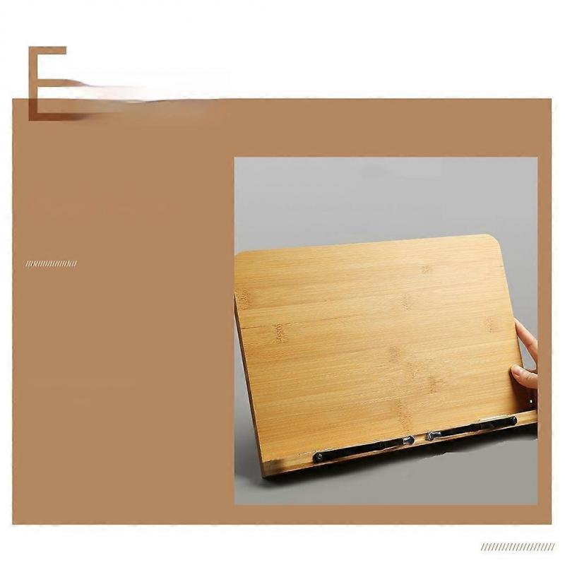 Adjustable Book Stand Wooden Folding Desktop Reading Rack for Home Use