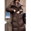 Demana Women's Large Lapel 90% Duck Down Puffer Jacket
