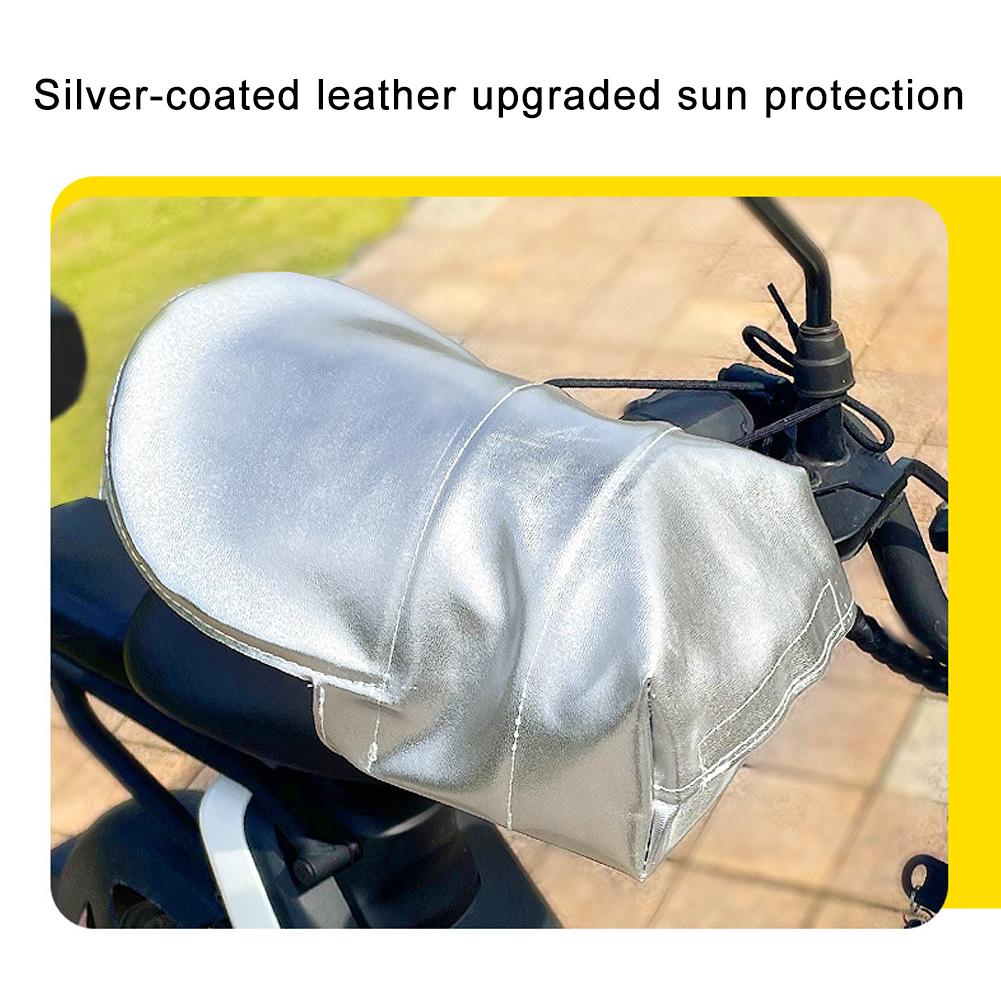 Electric Motorcycle Car Handlebar Cover Motorcycle Heat Sunscreen Car Rain Handle Guard Hand Cover Shading Gloves Windshiel Y2O3