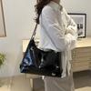 Retro Tote Bag Women's New Trendy Fashion Backpack Niche Textured Bow Rhinestone Shoulder Bag Trendy