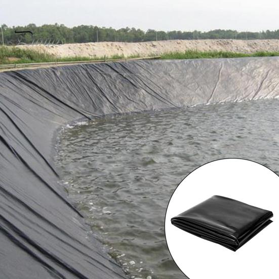 Dammliner Flexibel Lättskärande Skyddande poolmembran Långvarigt rivbeständigt underlag för fiskdamm Vattenfallsfontäner Vattenträdgårdar