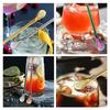 stainless steel Straws Eco-friendly Drinking Straws for Smoothie Milkshakes Tea Juice Cocktail Straw with Brush  Tea, Juice