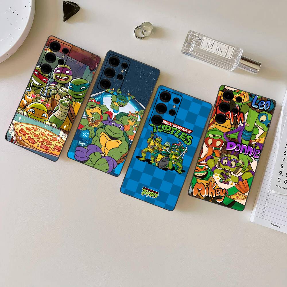 Animated N-Ninja T-Turtles TV Phone Case For Samsung S 24 Fe 25 Ultra Plus 20 Lite 21 30 22 23 24 22 Ultra 5G Fundas
