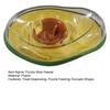Interactive Dog Treat Dispensing Toy Avocado Shaped Puzzle Slow Feeder Puppy Enrichment Training Toy for Small Medium Large Dogs