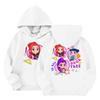 Child Fashion Lightweight Long Sleeve Pullover With Pockets  Print Hoodie