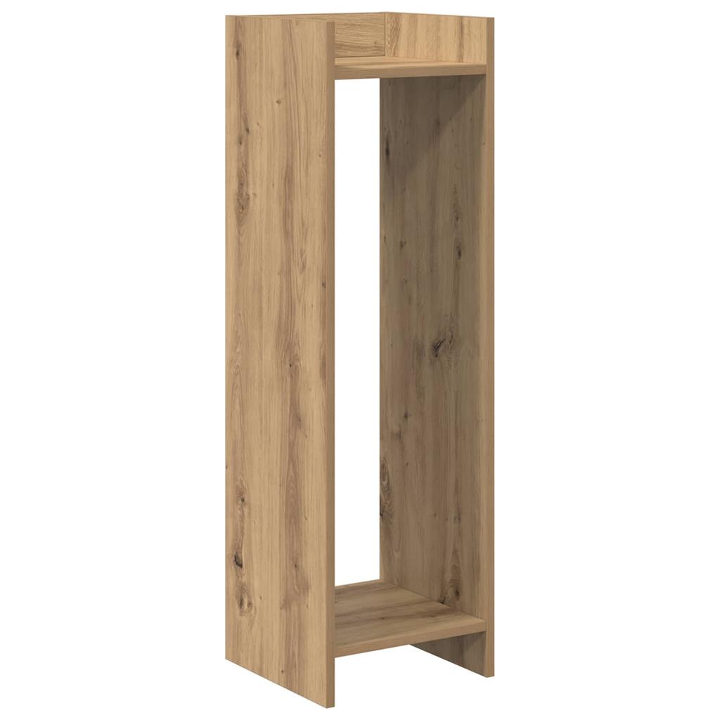 Plant Stand with Shelf 2 pcs Artisan Oak 30 x 30 x 100 cm