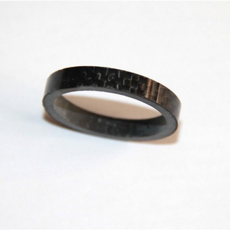 4 Peças Espaçadores de Headset de Fibra de Carbono 5/10/15/20mm de Espessura para Guidão de Bicicleta de 28,6mm