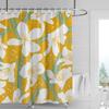 Home Shower Curtains Bathroom Decora Waterproof Fabric Non-Slip Bathmat Water Absorption Curtain Modern Nordic Simple Plant