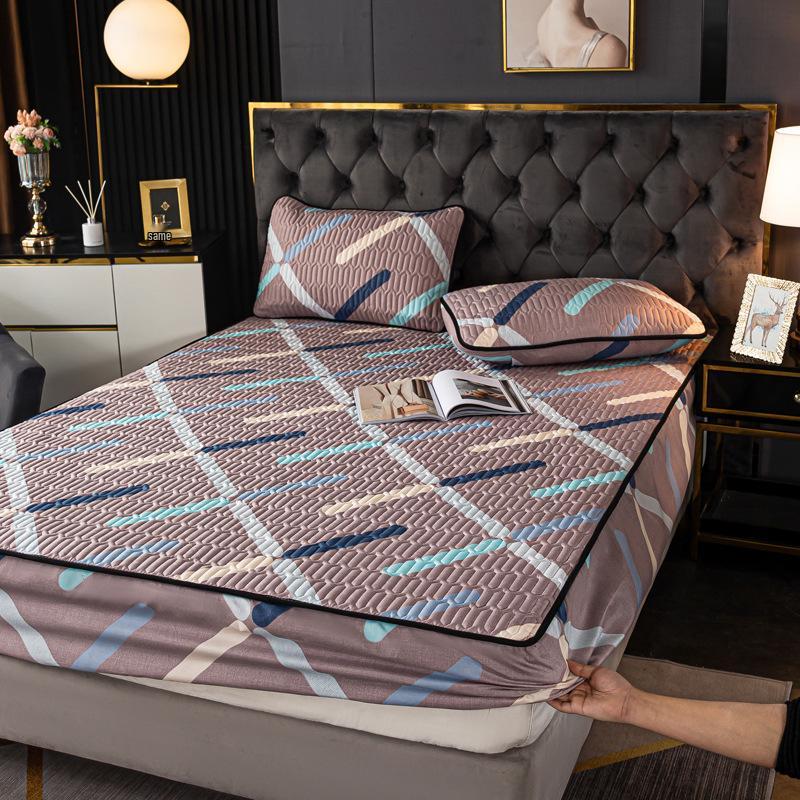 

Водонепроницаемая стеганая простыня на резинке и протектор матраса - Нескользящий, всеобъемлющий цельный чехол 180*200cm, 1.04kg