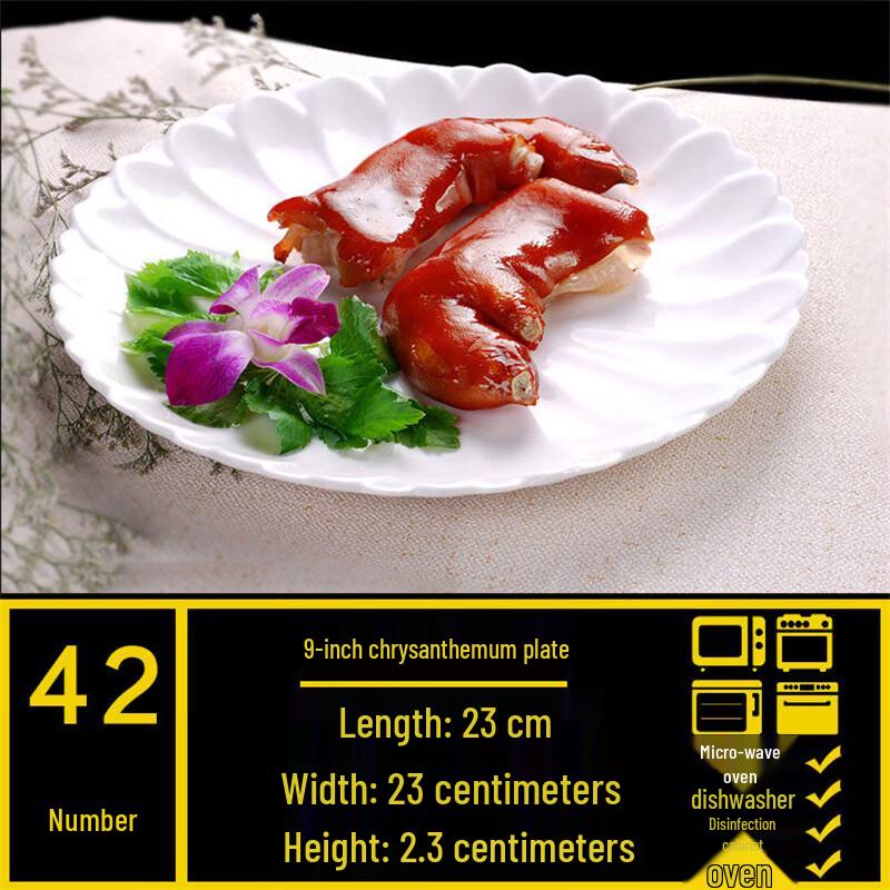 

Blue and White Ceramic Square Serving Plate with Handles