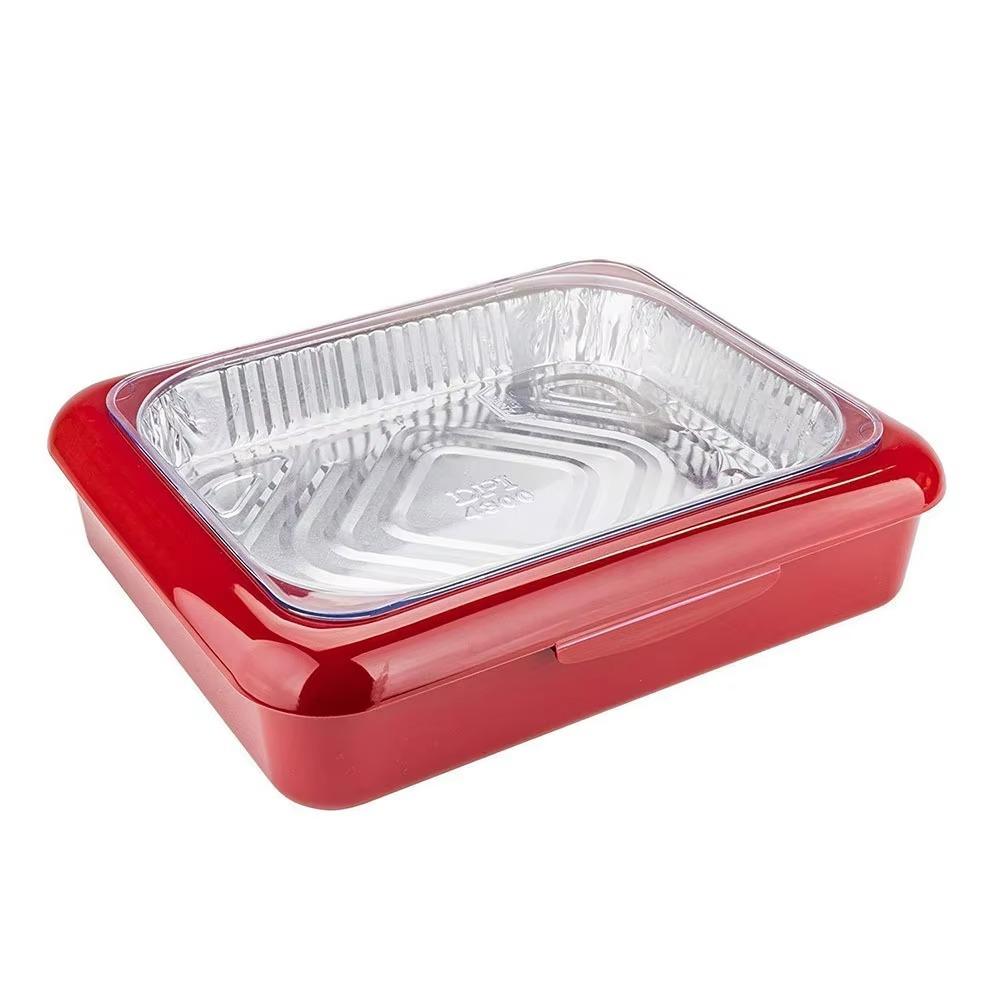Insulation Lunch Box Foil Pans Holder Food Container Food Foil Tray  Camping Kitchenware