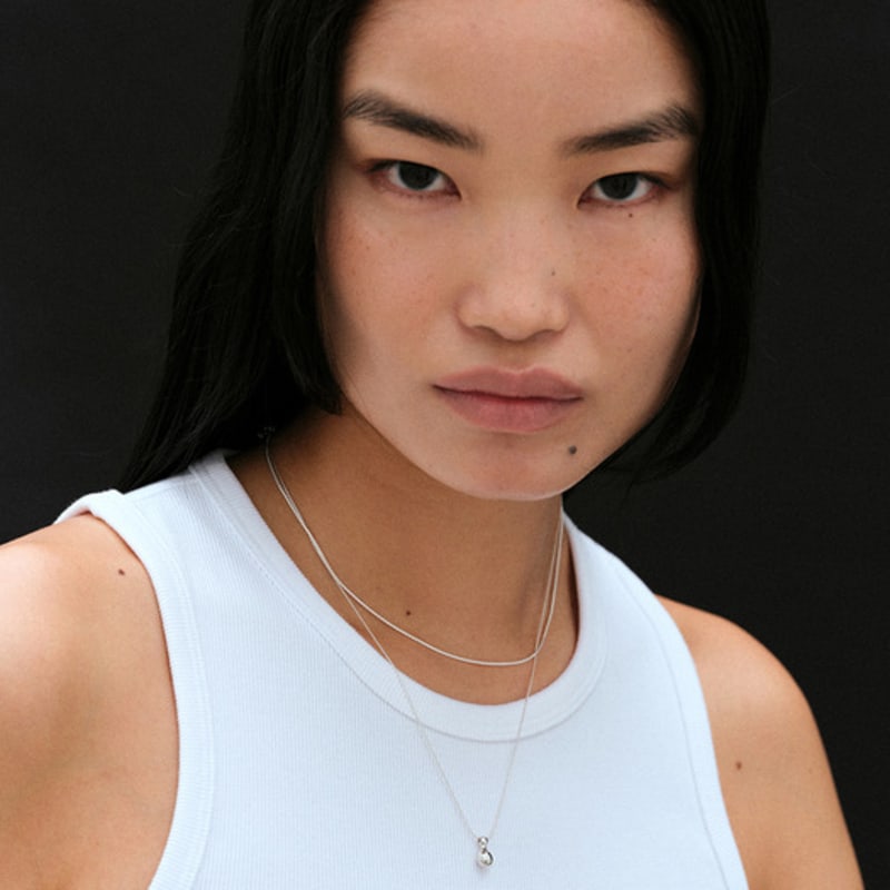 Another Layer Hori Necklace (silver925)
