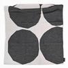 Marimekko KIVET Cushion Cover, 50x50cm, Off-White and Black, 69768-190 [Parallel Import]