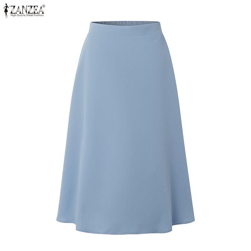 ZANZEA Completo estivo due pezzi da donna con blusa a maniche corte floreale e gonna midi