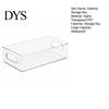 Dustproof Stationery Container Desktop Storage Box, Clear PET Drawers Organizer, Stackable Space Transparent Desk Organizer Saving Case, for
