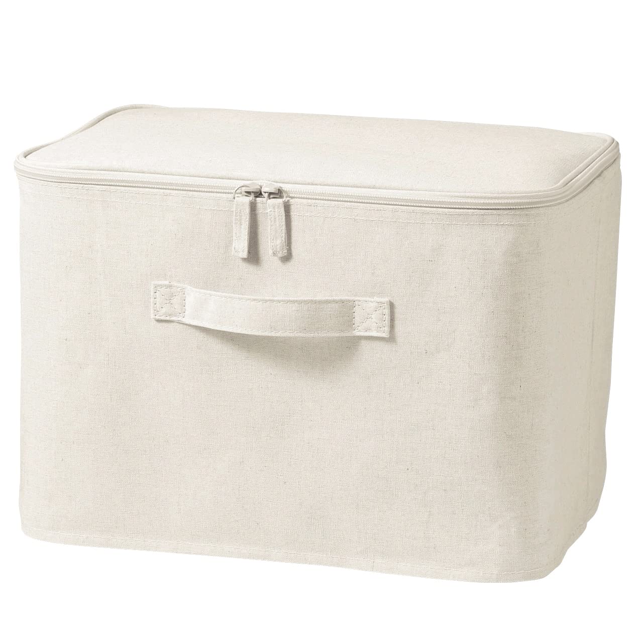 MUJI Soft 37cm x 26cm x 26cm Polyester with Item Number 12428909 Box Medium W D H Linen Rectangular Lid 3660₽
