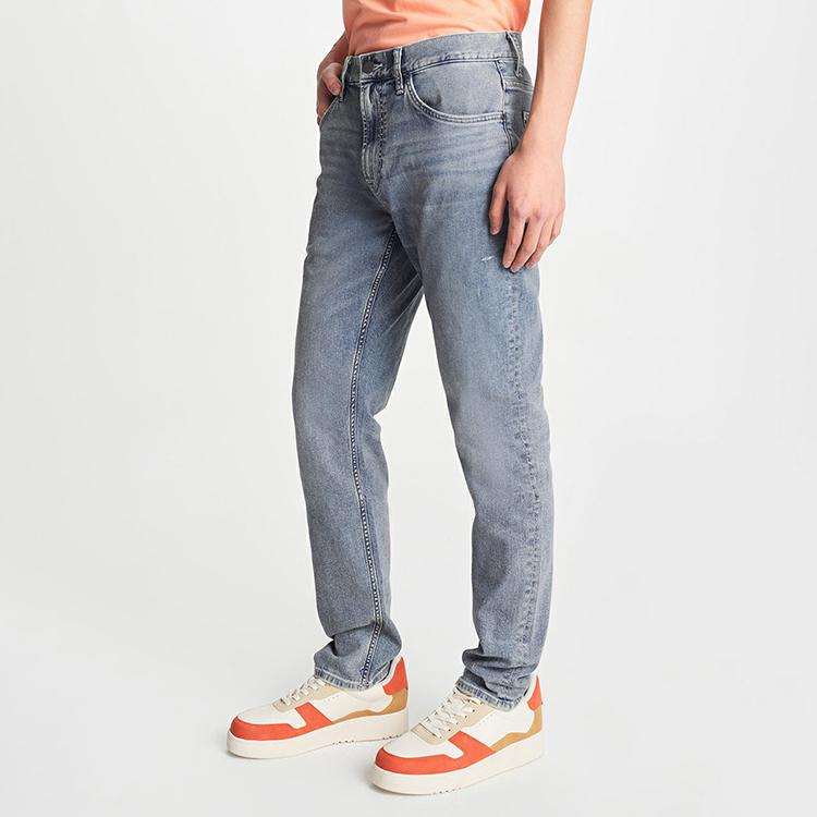 Lee Jeans Men's Light Blue Moderate Tapered Pants LMB241731200229A05199