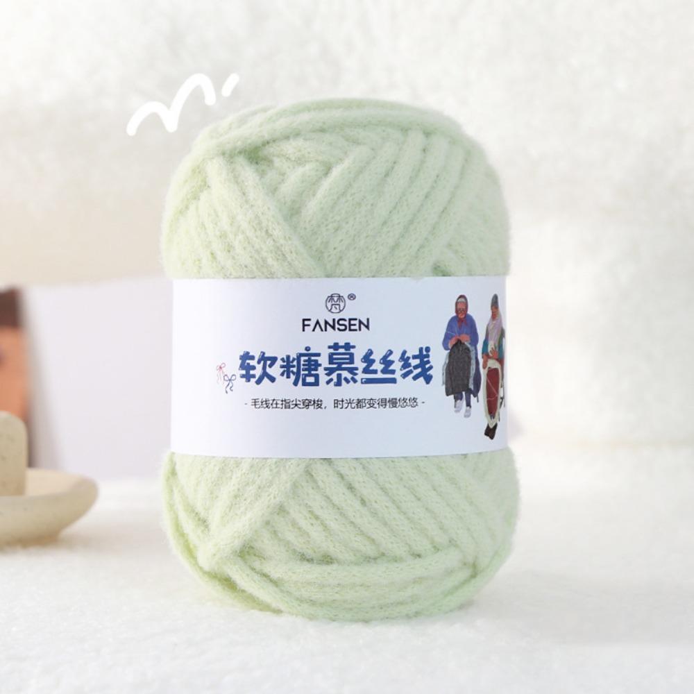 

Пряжа из шерсти ручной работы Многоцветная тканая нить Практичная пряжа для вязания крючком Для корзин ковров Style 10